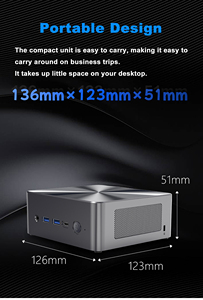 NUC Intel Core I5-12450H 8-core 12-Thread máy tính mini với đồ họa UHD DDR4 64GB Ram Wifi 6 & bt5.2 cho văn phòng nhà Mini PC - Product Image 5