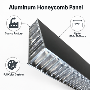 Panel de Aluminio Anodizado Tipo Panal de Abeja, Resistente <span class=keywords><strong>al</strong></span> Fuego/Agua, Ecológico, PZS LFW para Estaciones de <span class=keywords><strong>Metro</strong></span>, Solución de Fabricante OEM - Product Image 4
