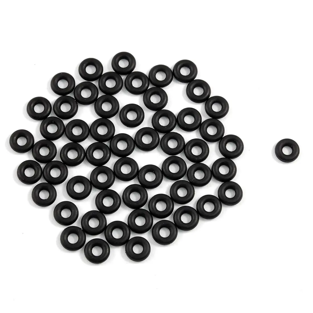 Siyah renk silikon kauçuk o'ring üreticisi