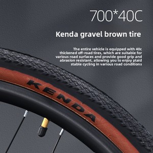 <span class=keywords><strong>Vélo</strong></span> de route tout-terrain Lanling en alliage d'aluminium ultra-léger pour hommes, femmes et étudiants, 10 vitesses, frein à disque, fourche à suspension - Product Image 2