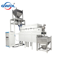 Four rotatif de production continue 1400C pour le traitement thermique des alliages de tungstène, capacité 380V