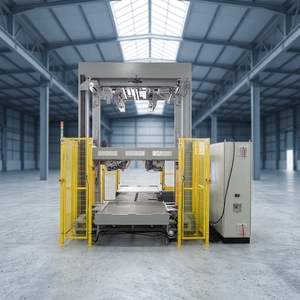 Machine d'emballage automatique de palettes avec <span class=keywords><strong>film</strong></span> étirable pour robots mobiles - Product Image 1