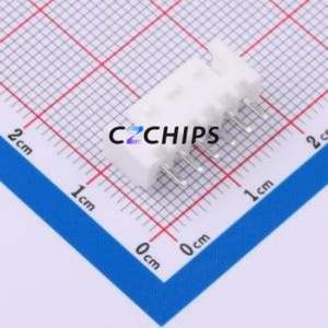 ZX-HA2.54-6PZZ Wire-to-Board Pin Header Through hole Component (THT),P=2.54mm Connector 1x6P 2.5mm Through Hole XHB - Product Image 2