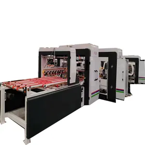 Automatic Servo Drive Carton Gluing and Stitching Machine Corrugated Carton Stitching Machine