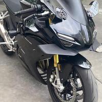 Rétroviseurs latéraux de moto en aluminium CNC rotatifs style aile furtive pour Zhang Xue 820RR ZX500RR - Vente chaude