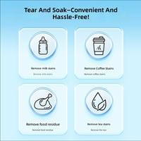Tablettes nettoyantes pour aligneurs dentaires, anti-bactériennes, efficaces contre les taches naturelles, saveur noix de coco, pour l'hygiène bucco-dentaire
