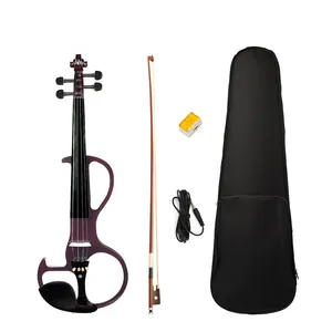Kích Thước Đầy Đủ 4/4 Song Song Điện Violin Basswood Fiddle Nhạc Cụ Có Dây Trường Hợp Phụ Kiện Cáp Âm Thanh Cho Người Mới Bắt Đầu - Product Image 1