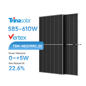 แผงโซลาร์เซลล์แท้ 590W-620W HBC BIPV ชนิด N สำหรับเซลล์ HJT 132 ประสิทธิภาพ 23% รับประกัน 15 ปี สำหรับบ้าน - Product Image 2