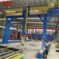 Robot de Soldadura Colgante de Alta Eficiencia con Accionamiento Servoeléctrico Controlado por PLC para Contenedores de Acero Grandes