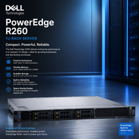Serveur en rack R260 1U avec processeur Intel Xeon Silver, conçu pour les applications de sauvegarde et de serveur de fichiers