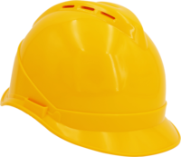 Casque de sécurité de chantier ventilé en ABS, homologué CE EN397, avec mentonnière, directement de l'usine