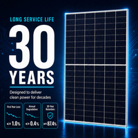 Panneau solaire bifacial de type N HJT 210 mm 500 W 550 W 580 W 600 W 21 % d'efficacité TUV CE pour usage commercial et industriel