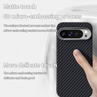 Étui de téléphone magnétique léger pour iPhone 16 15 14 13 12 11 Pro Max étui de téléphone à motif de fibre de carbone pour Google Pixel 8 9 Pro