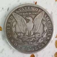Pièces de monnaie vintage en gros, 96 pièces (1878-1921), reproduction de dollar Morgan plaqué argent, pièces décoratives commémoratives