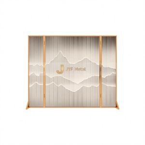 ANN5191 Custom Durable Modern Printed Coated Stainless Steel <b>Decorative</b> Partition <b>Screen</b> for Office & Hotel Engineering Projects - Product Image 2