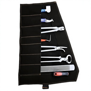 Juego de 7 herramientas profesionales para el cuidado de pezuñas de herrador: gancho, cuchillo para pezuñas, escofina, punzón, pulidor, alicates para clavos, juego veterinario - Product Image 1