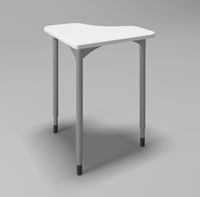 Bureau d'ordinateur Simple et moderne, combinaison de bureau, pour étudiants, avec bibliothèque et tiroirs