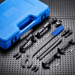 Kit de herramientas de bloqueo de sincronización del árbol de levas del motor Juego de herramientas de alineación de bloqueo de correa del árbol de levas Compatible con VW Audi 2,4 2,8 3,2 4,2 3,0 T - Product Image 4