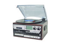Classique rétro USB vinyle CD Cassette lecteur bande FM/AM phonographe tourne-disque affichage vidéo Style Vintage stéréo