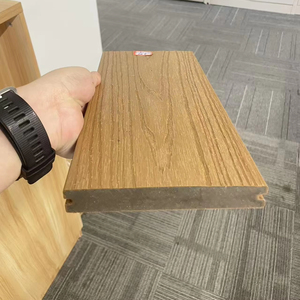 Planches de <span class=keywords><strong>terrasse</strong></span> en composite WPC, revêtement de <span class=keywords><strong>sol</strong></span> <span class=keywords><strong>extérieur</strong></span> en bois-plastique composite, imperméable et antidérapant <span class=keywords><strong>pour</strong></span> jardin et patio - Product Image 1