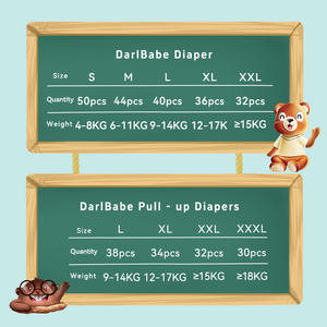 Ventes en gros <span class=keywords><strong>de</strong></span> couches-culottes jetables Darl Babe <span class=keywords><strong>de</strong></span> haute qualité pour bébés, avec protection anti-fuite 3D et absorption ultra-rapide - Tailles L-XL Non - Product Image 6