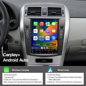 STWEI Android14 Carplay Tesla Style Screen for Toyota Corolla 2007-2012 Car Radio GPS Navi Multimedia Player Stereo 4G DSP RDS - Product Image 6