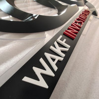 Enseigne en PVC personnalisée avec logo, enseigne en lettres en mousse PVC 3D