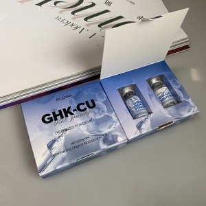 GHK-Cu ingredientes cobre péptido liofilizado polvo suero Kit reparación del cuero cabelludo <span class=keywords><strong>azul</strong></span> cobre péptidos piel revitalizante suero B - Product Image 2