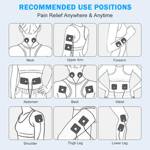 Dispositivo Multifuncional de Alívio da Dor <span class=keywords><strong>TENS</strong></span> - Unidade <span class=keywords><strong>TENS</strong></span> EMS Portátil com Intensidade Ajustável para Alívio da Dor Corporal - Product Image 5