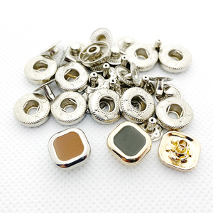 Factory OEM Custom logo Metal Press Snap <strong>Button</strong> for Clothes Shirts - Product Image 2