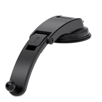 Support de tablette robuste pour voiture, extensible 28 cm, fixation ventouse cascade pour tableau de bord, tête de serrage pliable pour téléphones et tablettes de grande taille