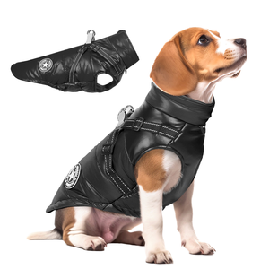 Abrigo de Invierno para Perros 2025, Nuevo, Talla XXL, Estilo Tradicional, Sostenible, 100% Algodón, con Patrón de Guinga y Correas para los Hombros - Product Image 1