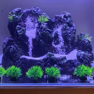 Fontana in Resina con Effetto Roccia e Cascata di Sabbia Bianca per Acquario - Product Image 6