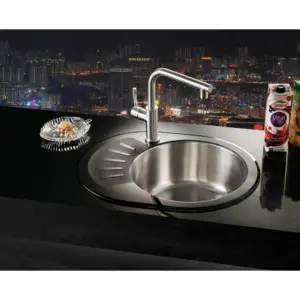 Lavello da cucina lavello in plastica moderno a doppia leva cromato miscelatore per lavello da cucina rubinetti rubinetto a 2 fori montato sul ponte