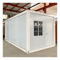 Maison conteneur préfabriquée détachable de 20 pieds, kit de maisonnette, cabane de jardin