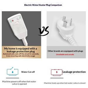 <span class=keywords><strong>Chauffe</strong></span>-<span class=keywords><strong>eau</strong></span> électrique à accumulation, pour toilettes, bain, douche, réservoir <span class=keywords><strong>plat</strong></span>, affichage numérique, chauffage rapide domestique, 2000W, niveau II - Product Image 4