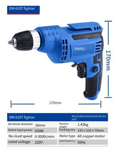 MRY Dụng Cụ Máy Khoan Mini 220V 3000r/PHÚT Dụng Cụ Điện Cầm Tay Máy Khoan Điện Máy Khoan Điện Cầm Tay - Product Image 2