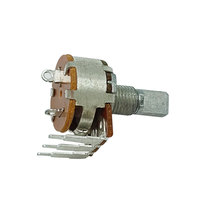 Wh148 B10k B50k B102 100k potentiomètre rotatif de contrôle du volume avec poignée en métal à 3 broches 15mm 20mm 25mm