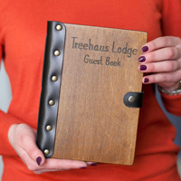 Carnet de notes personnalisé évidé en bois sculpté A5 A6 couverture en bois bloc-notes carnet de notes