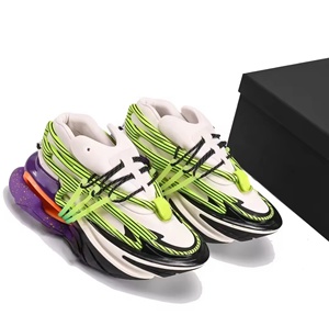 รองเท้าดีไซน์เนอร์แบรนด์ดัง หนังแท้ แต่งริบบิ้น พื้นหนา ระบายอากาศได้ดี รองเท้าวิ่งคุณภาพสูง รองเท้ากีฬาแฟชั่น - Product Image 4