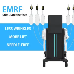 Não invasivo emrf microcurrent remoção rugas rf pele aperto muscular estimulador face lifting ems pe face máquina