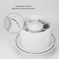 12W Portable blanc fenêtre monté salle de bain ventilateur d'extraction nouveau bureau à domicile 12W extracteur de fumée pour OEM pour ferme Restaurant électrique