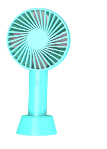 พัดลมมือถือขนาดเล็กพกพาสะดวก พร้อมลำโพงบลูทูธและที่วางโทรศัพท์ - Product Image 3