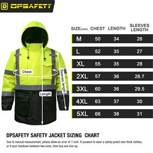 Uniformes de Protección Unisex de Poliéster con Certificación ANSI/EN20471 de Alta Visibilidad, Impermeables, Reflectantes y con Protección contra Pinchazos - Product Image 6