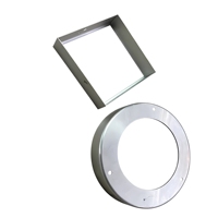 Cadre en aluminium CNC sur mesure, fraisage et perçage de haute précision, cadre en aluminium extrudé 6061/6063 pour base de machine, OEM accepté