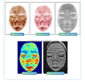Analyseur de peau du visage et du cuir chevelu <span class=keywords><strong>professionnel</strong></span> 2026 AI, imagerie 3D HD, analyse de l'acné, du vieillissement, de la pigmentation, des pores, du microbiome - Product Image 4