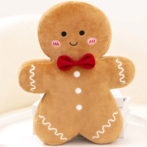 Coussin Arbre de Noël Éducatif en Peluche Douce Non Toxique Vert & Blanc Personnalisable, Jouet Promotionnel pour Fêtes de Fin d'Année avec Logo Personnalisé - Product Image 6