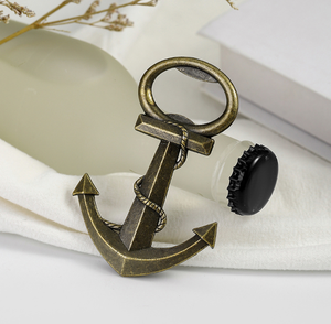 Vente en gros d'ancre de bateau en or Ouvre-bouteille personnalisé pour <span class=keywords><strong>homme</strong></span> <span class=keywords><strong>Costume</strong></span> de chemise Accessoire de mode Smoking de mariage Bijoux tendance Cadeau - Product Image 1
