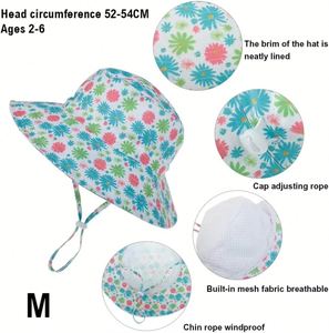 Chapeaux de pêcheur pour enfants avec cordon, personnalisables avec logo brodé, pour garçons et filles, été, plage - Product Image 4