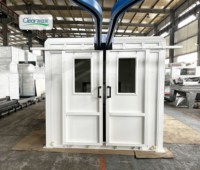 Système de peinture en poudre avec filtre cyclonique, cabine de peinture, four de cuisson électrique ou à gaz pour pièces métalliques